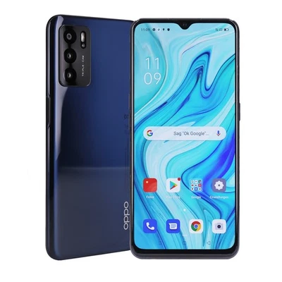 Oppo A16s Dual-SIM 64GB Crystal Black Android Smartphone sehr gut - Bild 1 von 4