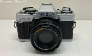 VTG Minolta XG-M SLR 35mm Film Camera w/ 50mm Zoom Lens Untested for P/R - Picture 1 of 5
