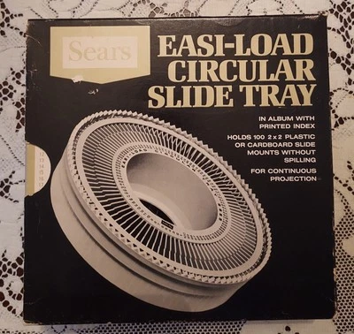 Vintage Seats Easi-Load Circular Slide Tray Holds 100 New Open Box Cat No 39985 - Image 1 of 4