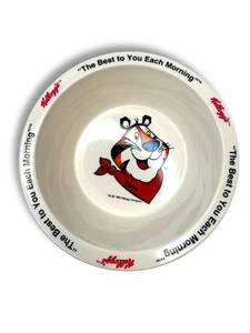 Kelloggs Tony The Tiger Cereal Bowl 1995 - Picture 1 of 4
