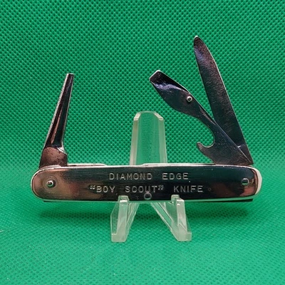 Pre 1940 Shapleigh 3 Blade " Boy Scouts " Pocketknife w/ Bottle Opener - Image 1 of 4