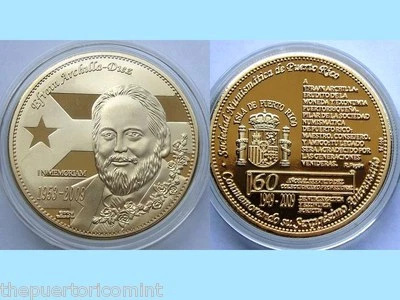 Medalla EFRAIN ARCHILLA Sociedad Numismática RADIO PUERTO RICO Humacao Manati Foto 1 de 2