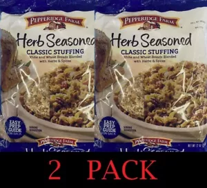 2x Pepperidge Farm HERB SEASONED CLASSIC STUFFING 12 oz Bag - 2 PACK - Picture 1 of 3