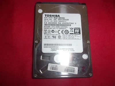LOT DE 2 disque dur TOSHIBA 2.5  500GB MQ01ABD050 SATA - Photo 1/2