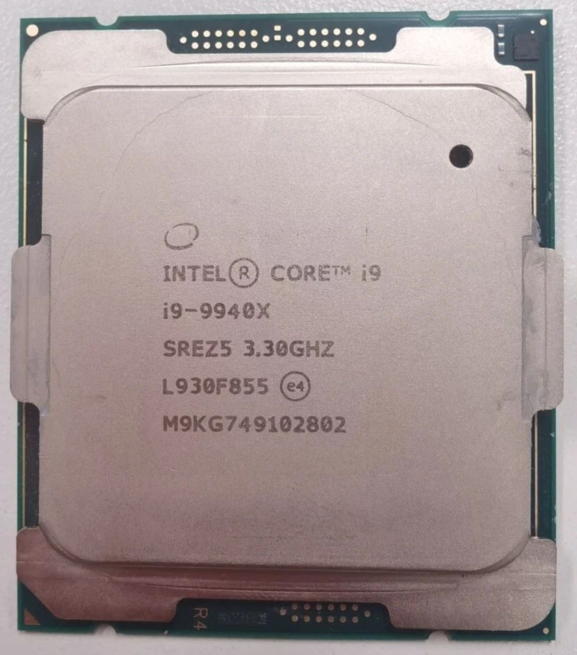 Intel Core i9-9940X SREZ5 14-Core 3.30GHz LGA2066  CPU Processor - Image 1 of 1