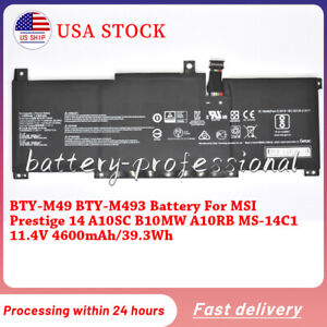 Genuine BTY-M49 Battery for Msi Prestige 14 B4MW B10M B10RAS B10RASW B10RBS B11M