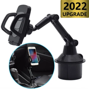 Upgraded Version Universal Adjustable Car Mount Cup Cradle Holder for Cell Phone - Picture 1 of 38