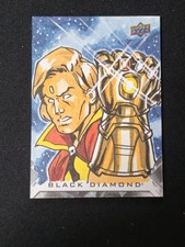 Marvel Adam Warlock Sketch Card By Andy Sparke Upper Deck BLACK DIAMOND 2020