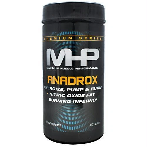 Maximum Human Performance MHP Anadrox Pump & Burn, Nitric Oxide Fat Burning Inferno, 224 capsules