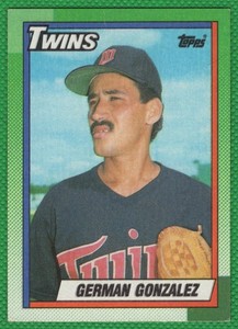 German Gonzalez - 1990 Topps #266 - Minnesota Twins Baseball Card
