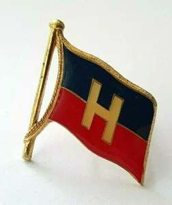 Horn Line Deutsche Reederei Emaille Mützenabzeichen Hamburg Germany Pin - Bild 1 von 3