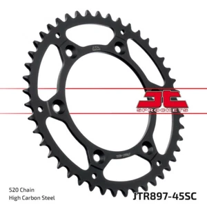 Rear Sprocket Steel (corona trasera de hierro) 45T-520 HUS/HUSQ/KTM HUSQVARNA FE - Picture 1 of 1