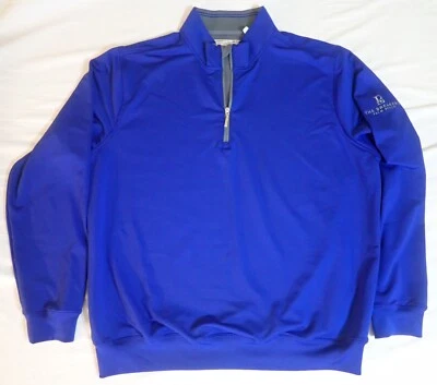 JERSEY DE GOLF MANGA LARGA CARNOUSTIE PERFORMANCE PARA HOMBRE XL AZUL 1/4 ABSORBENTE Foto 1 de 4