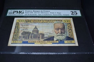 PMG Graded France, Banque de France p133b 1957 500Francs VF25 Banknote - Picture 1 of 4