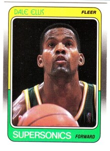 1988-89 FLEER #107 DALE ELLIS Seattle Sonics Basketball Card