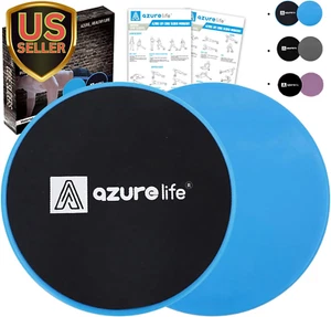 Exercise Core Sliders, Dual Sided Exercise Gliding Discs Use on Carpet or Hardwo - Picture 1 of 5