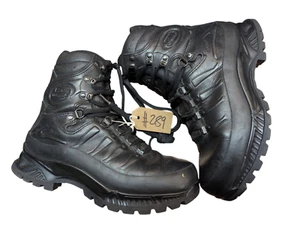 Meindl German Army SF Issue Black Leather Gore-Tex Combat Boots Size 6 UK #289 - Picture 1 of 5