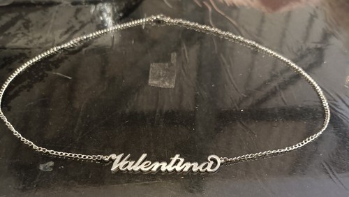 VALENTINO Catenina da donna in acciaio con nome Valentina