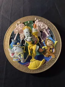Die Schöne und das Biest 3D Relief Teller "Sei unser Gast" Disney Store - Bild 1 von 8