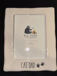 Rae Dunn Fathers Day Photo"CAT DAD" Brand New 🐱 🖼️ - Picture 1 of 3