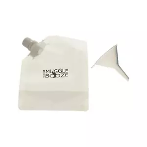 Contrabandea tu propia bebida conjunto de 4 frascos suaves sigilosos festivales licores bolsas de bebidas - Imagen 1 de 1