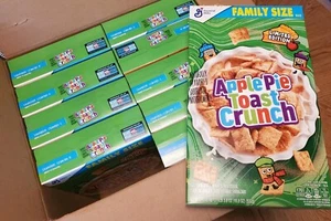 10 BOX - Apple Pie Toast Crunch Exp 06/25 LIMITED EDITION Cereal 18.8 Oz Family - Picture 1 of 7
