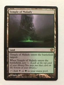 TEMPLE OF MALADY Journey Into Nyx MTG Magic the Gathering NM - Picture 1 of 1