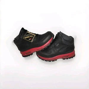 NIKE AIR MAX ACG Gore-Tex Shoes Black & Red Size 6Y - Picture 1 of 10