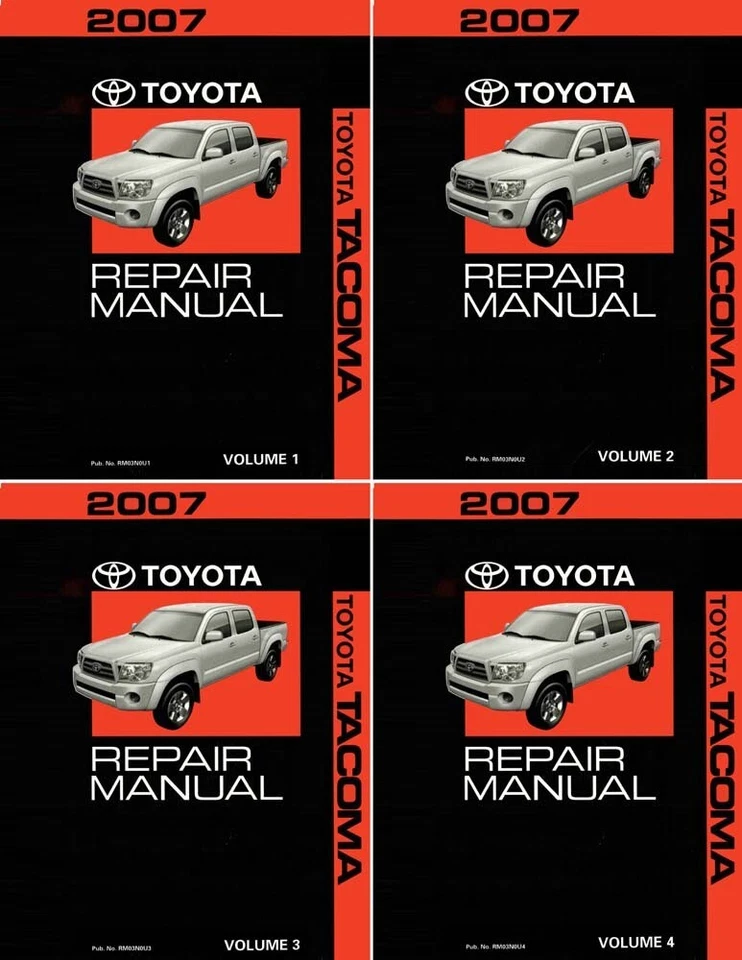 Juego completo manual de reparación de taller Toyota Tacoma 2007 Foto 1 de 1