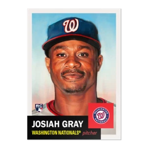 2022 TOPPS MLB LIVING SET #503 JOSIAH GRAY (RC) WASHINGTON NATIONALS - Picture 1 of 2