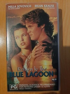 RETURN TO THE BLUE LAGOON (1991) - VHS Movie - Milla Jovovich & Brian Krause - Picture 1 of 3