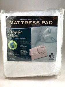 New $55 Biddeford Delightful Nights Heated Mattress Pad Full / Double - Picture 1 of 3