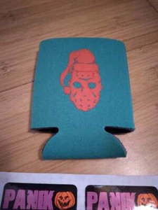 Friday the 13th Christmas Santa Jason Voorhees Slasher Drink Koozie - Picture 1 of 3