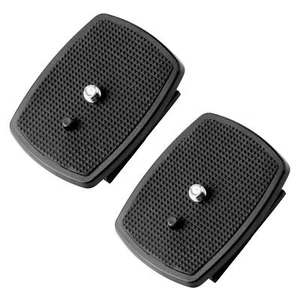 2 pack qr plate(43x43mm) quick release plate replacement for velbon tripods c... - Picture 1 of 9