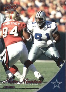 1999 Pacific Copper Dallas Cowboys Football Card #115 Nate Newton/99