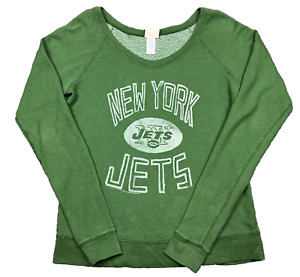 Junk Food New York Jets NFL Sweatshirt Womens XL Green Pullover Sweater