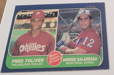 1986 Fleer #647 Andres Galarraga RC Montreal Expos - Image 1 of 2