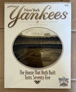 NEW YORK YANKEES 1998 OFFICIAL TEAM YEARBOOK 49TH ANNUAL EDITION. Yankee Stadium - Picture 1 of 4