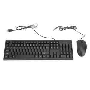 Keyboard And Mouse Combo Waterproof 104 Keys Anti Slip USB Wired Connection K FY - Bild 1 von 23