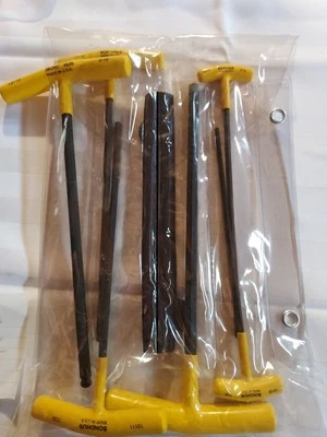"Bondhus" 6 Piece Ball End Hex Keyset, SAE, T Handel  Allen Wrench Set - Image 1 of 4