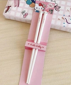 Brand New SANRIO Super Cute HELLO KITTY Chop Sticks - Picture 1 of 2