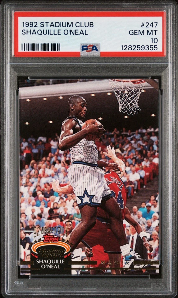 1992-93 Topps Stadium Club Baloncesto Shaquille O’Neal RC - PSA 10 - Magic  Foto 1 de 3