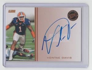 Vontae Davis 2009 Press Pass Signatures #PPS-VD Autograph SP RC ON CARD AUTO - Picture 1 of 2