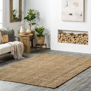 nuLOOM Area Rug, 2' x 3', Natural - Picture 1 of 9