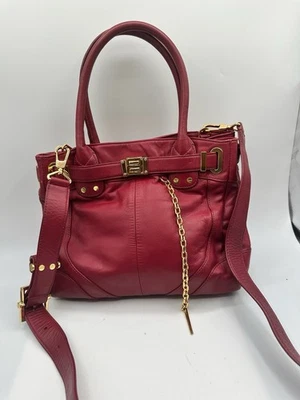 Bolso Bandolera Convertible Rachel Zoe Cuero Rojo Fin de Semana Foto 1 de 4