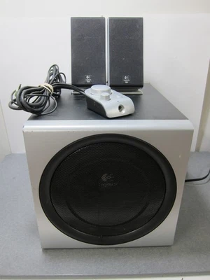 Logitech Z-2300 Computer Speakers THX w/ Subwoofer - TESTED! - Image 1 of 4
