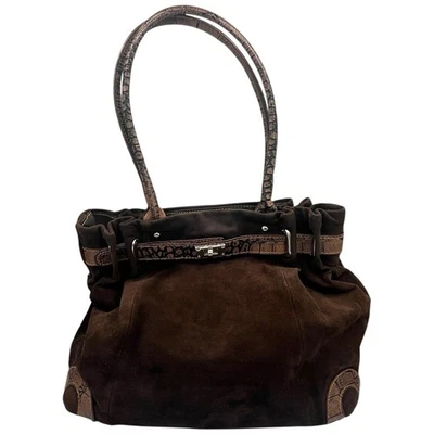 Gun Tote’n Mamas Adjustable Concealed Carry Brown Leather Suede Purse - Image 1 of 4