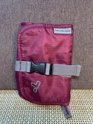 Travelon Travel Pouch for Tech Gear Cords Plum Purple Excellent Condition - Image 1 of 4