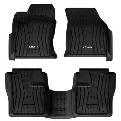 LASFIT Floor Mats for Lincoln Continental 2017-2020 TPE Waterproof Floor Liners - Image 1 of 4
