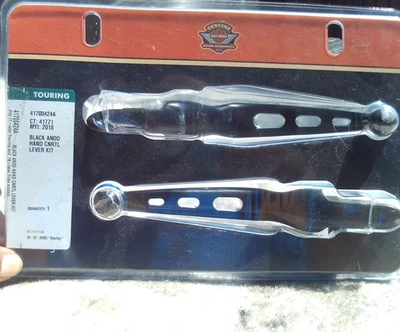 KIT PALANCA FRENO Y EMBRAGUE HARLEY DAVIDSON CROMO GENUINO 45075-07 Foto 1 de 3